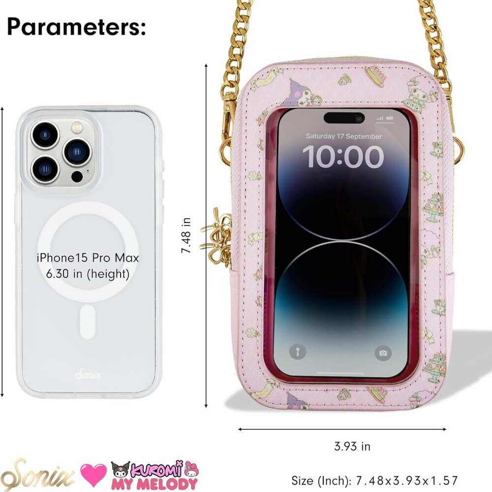 Sonix x Sanrio Crossbody Phone Pouch Universal Smartphone Purse and Wallet [NWT]